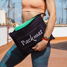 Load image into Gallery viewer, foldable travel yoga mat
